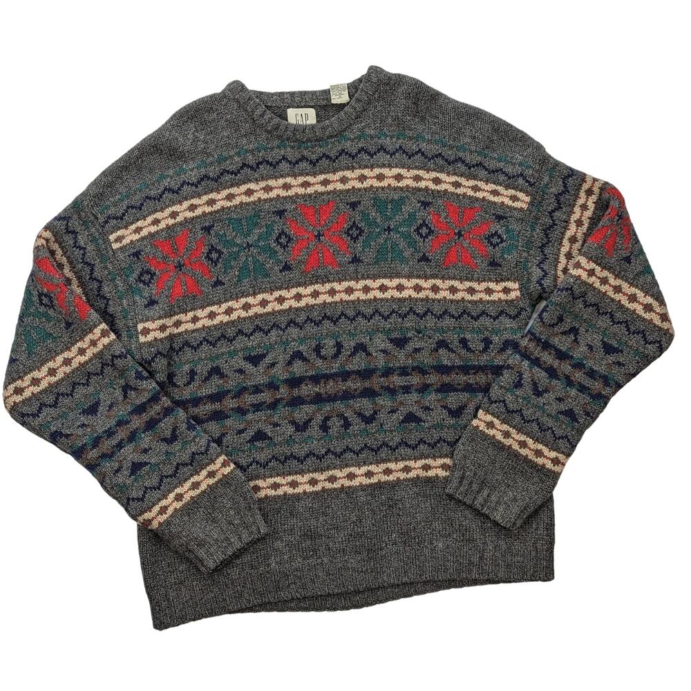 Chunky Shetland Wool Sweater